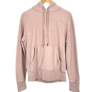 Champion x Todd Snyder Oversized Hoodie Sweatshirt Size XS Pink Kangaroo Pocket